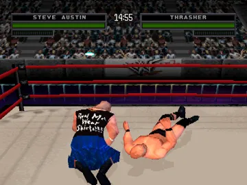 WWF War Zone (US) screen shot game playing